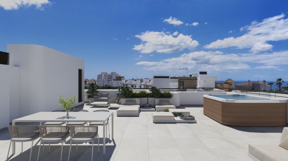 New build modern apartment for sale in Estepona