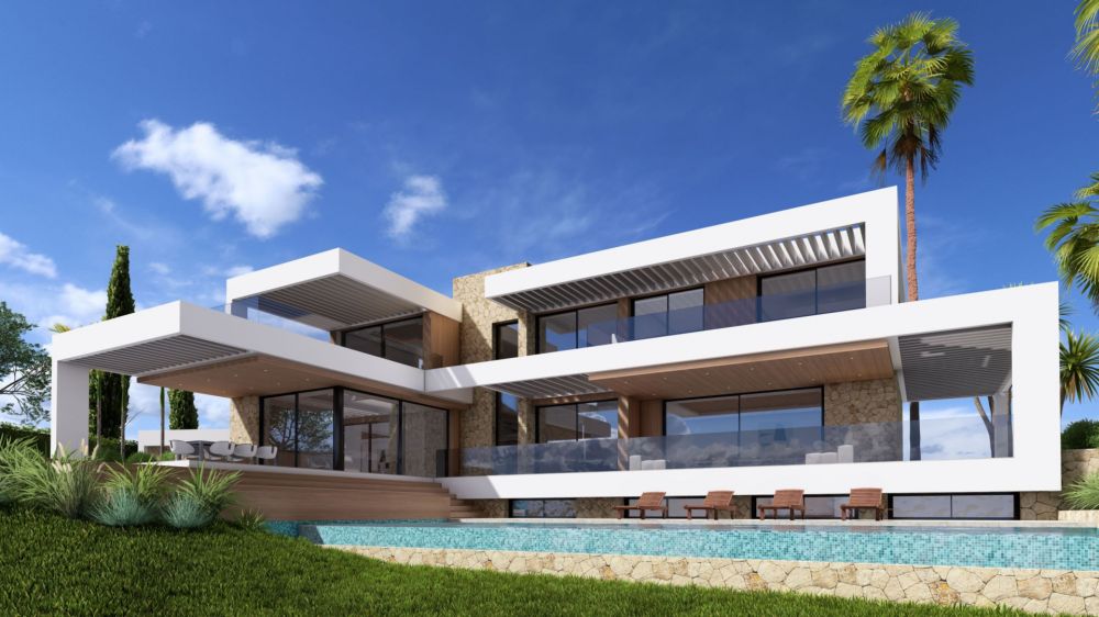 Villa de lujo moderna en venta en Benahavis.