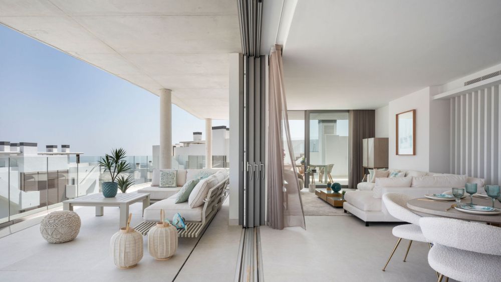 Ático de lujo moderno en venta en Benahavis.