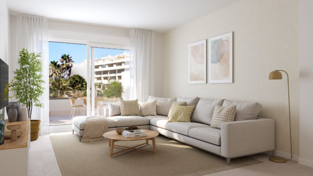 Luminoso Apartamento de 3 Dormitorios a Pasos de la Playa en La Cala de Mijas