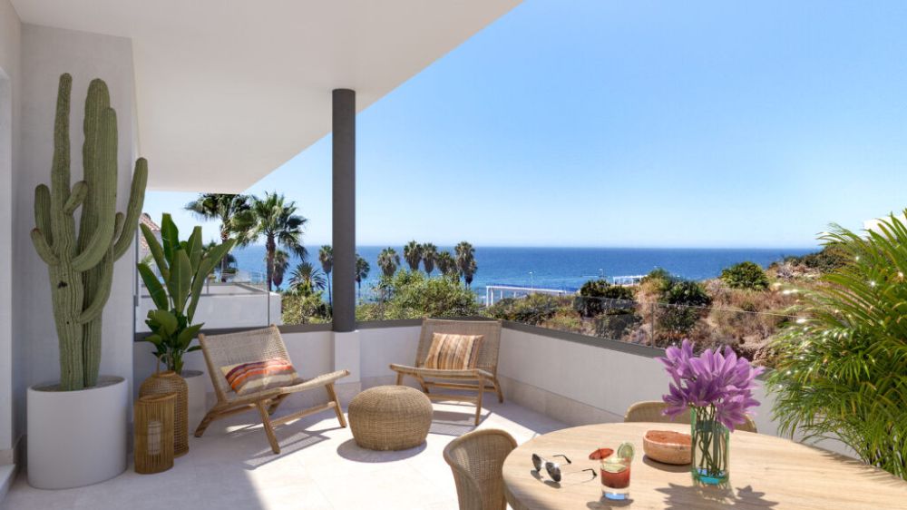 Modern Apartment 5 inutes walk to the beach in Mijas Costa