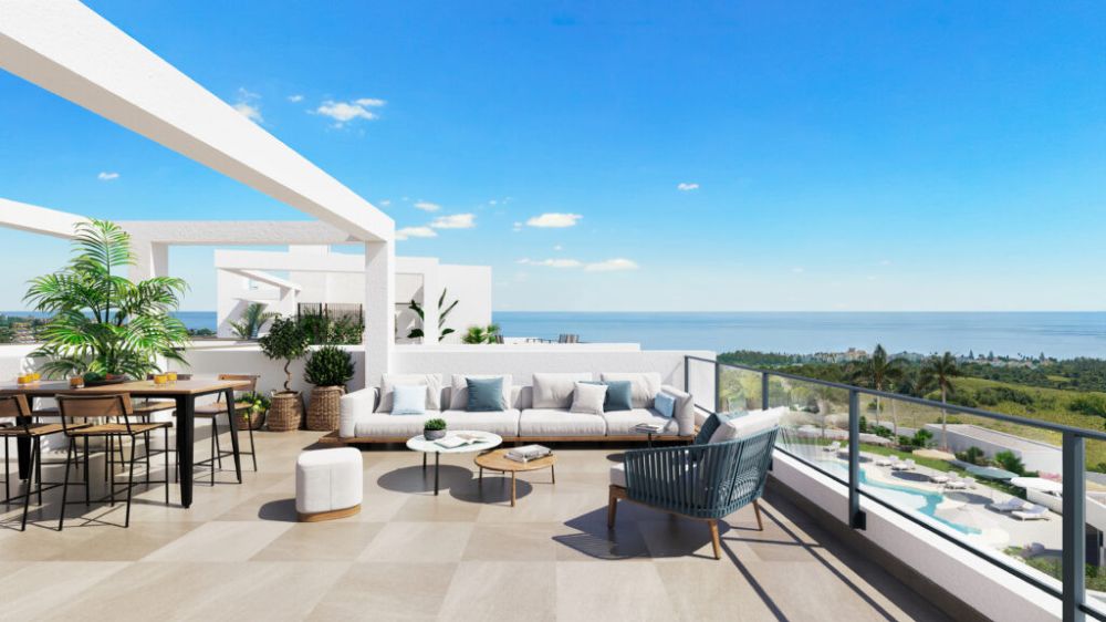 Modern 3-Bedroom Apartment with Large Terrace and Sea Views