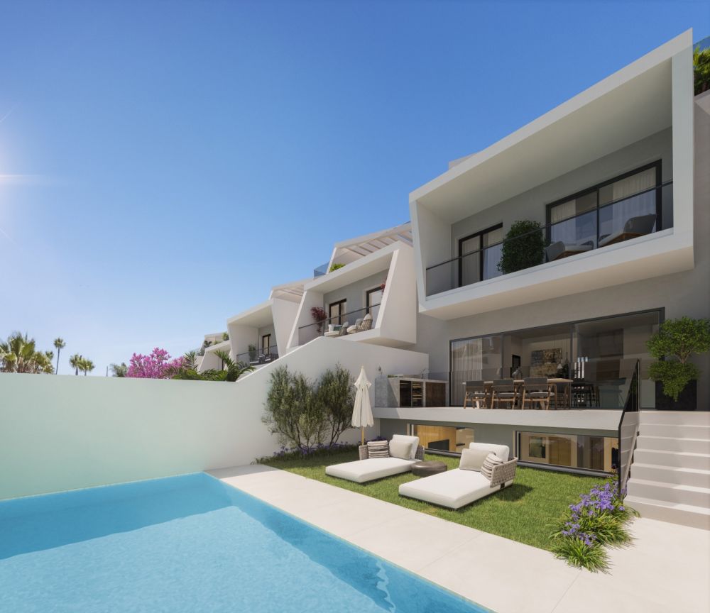 Modern semi detached Villa for sale in New Golden Mile, Estepona