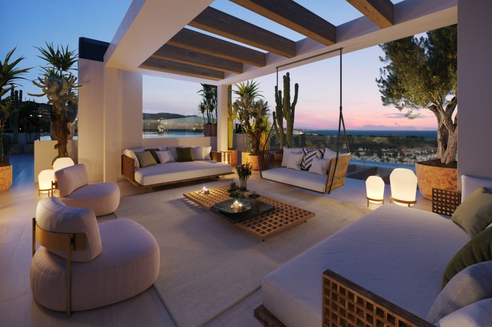 Ático de lujo moderno en venta en Marbella.