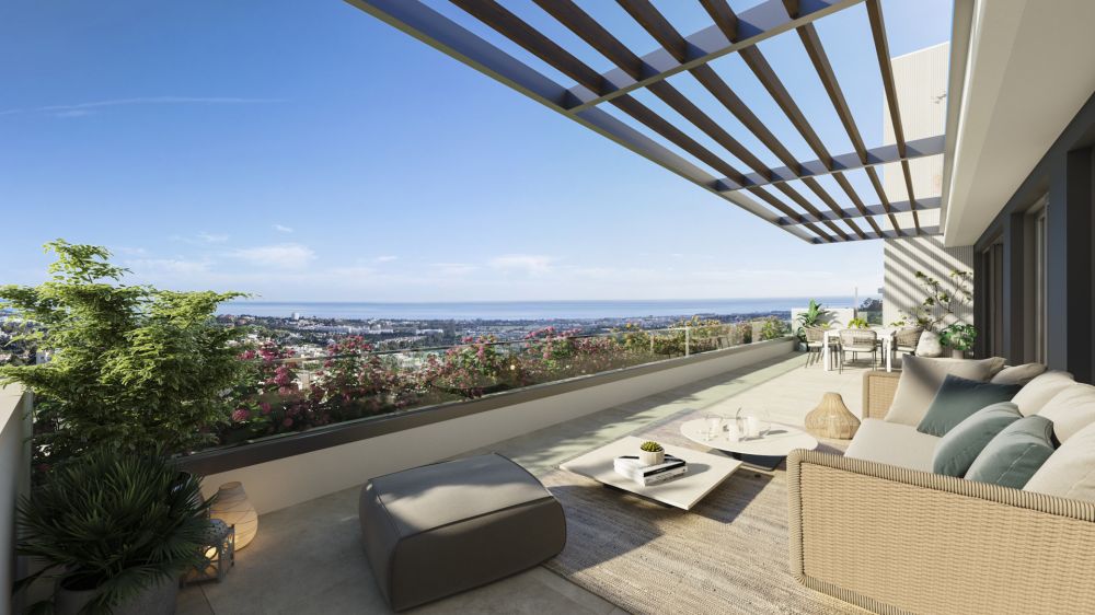 Luxury apartment with sea view in Benahavis