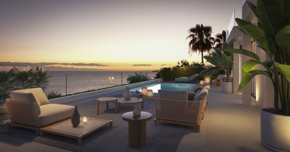 Villa de lujo moderna en venta en Mijas Costa.