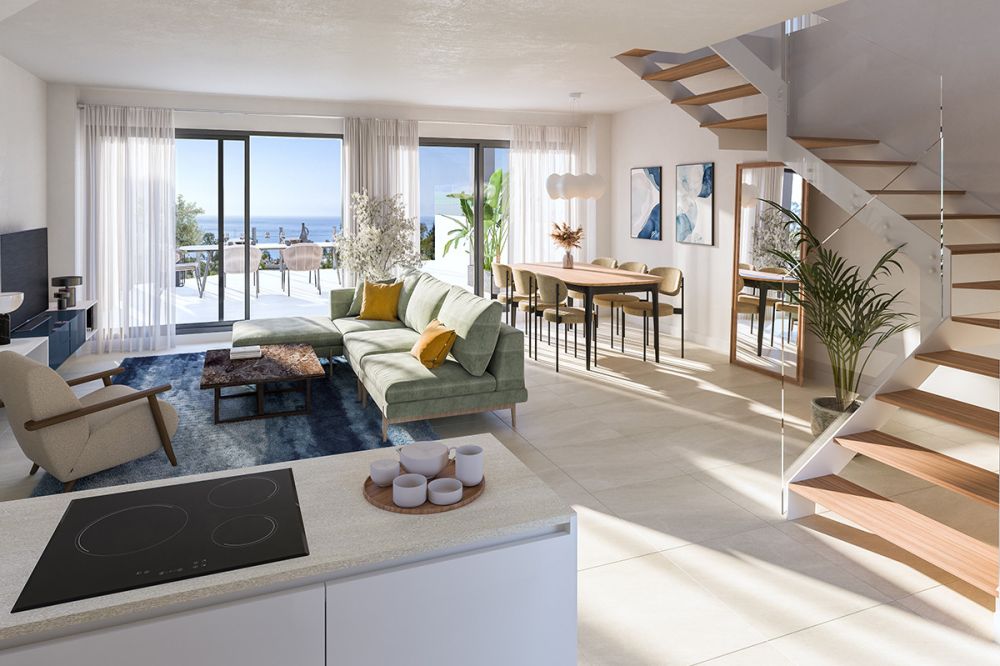 Modern Townhouse with private pool for sale in Benalmadena