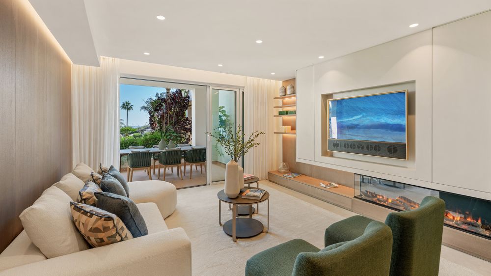 Luxury ground floor modern apartment for sale in Estepona