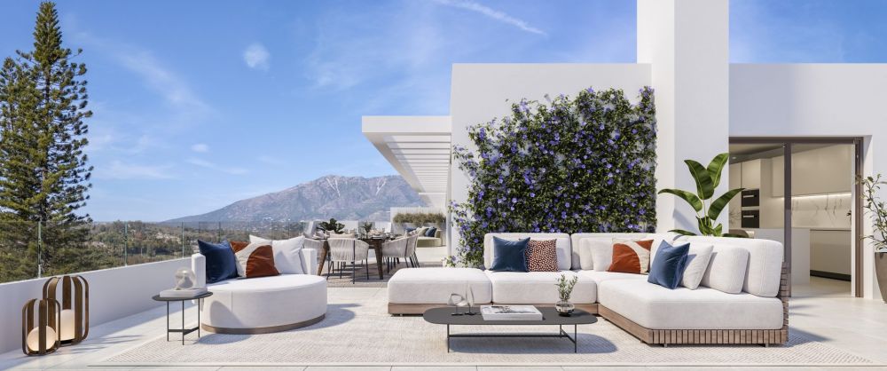 Ático moderno de lujo en venta en Mijas Golf