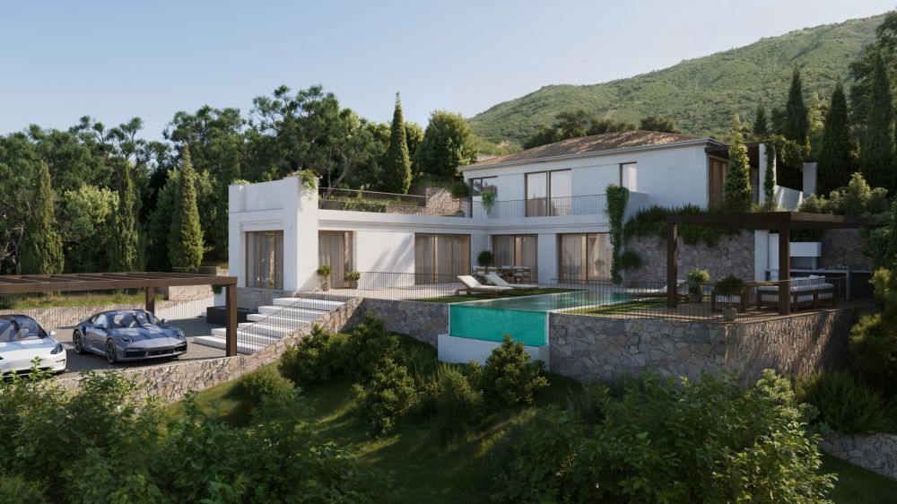 Luxury contemporary villa for sale in Elviria, Marbella East
