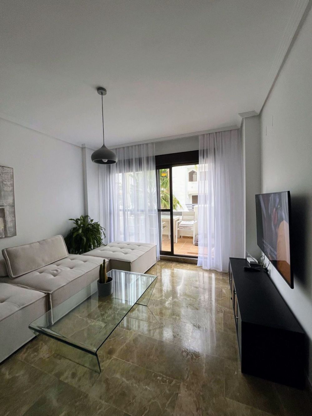 2-Bedroom Apartment with Garden and Pool Views