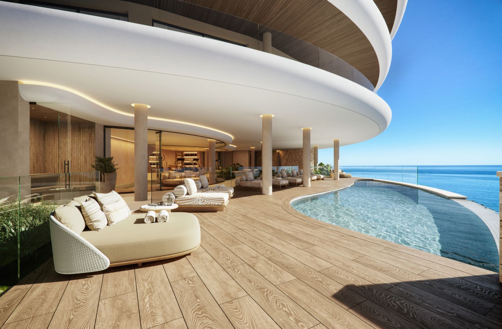 Luxury penthouse wiht private pool in Fuengirola with panoramic sea views