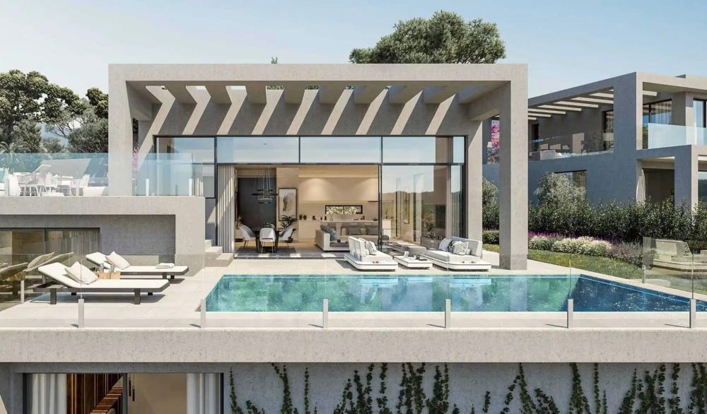 Villa moderna con piscina privada