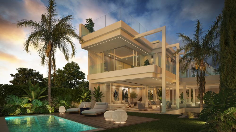NARA MARBELLA: Exclusive development of 8 luxury villas in Valdeolletas, Marbella, with private pool and sea views
